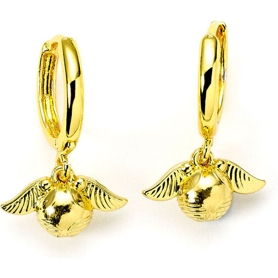 PENDIENTES SNITCH DORADA HARRY POTTER image 0