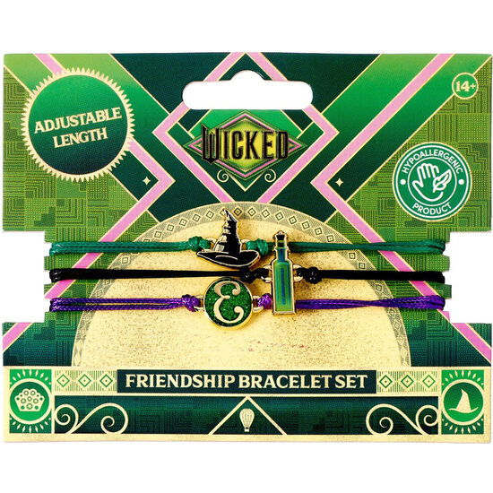 SET 2 PULSERAS ELPHABA GLINDA WICKED image 2