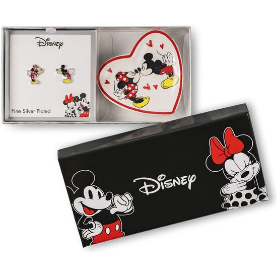 PENDIENTES + PLATO BISUTERIA MICKEY &#38; MINNIE DISNEY image 3