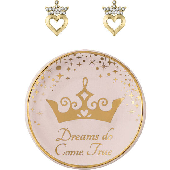 PENDIENTES + PLATO BISUTERIA PRINCESA image 0