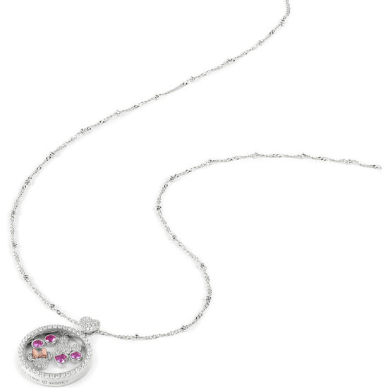 COLGANTE MICKEY &#38; MINNIE DISNEY PLATA image 1