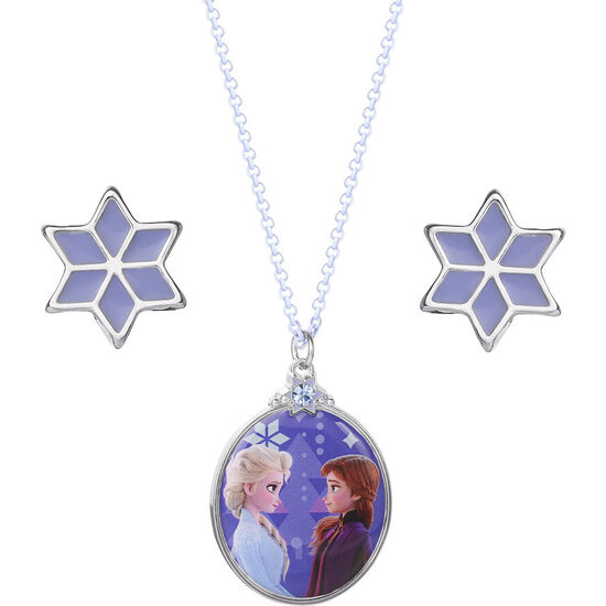 SET COLGANTE + PENDIENTES FROZEN DISNEY image 0
