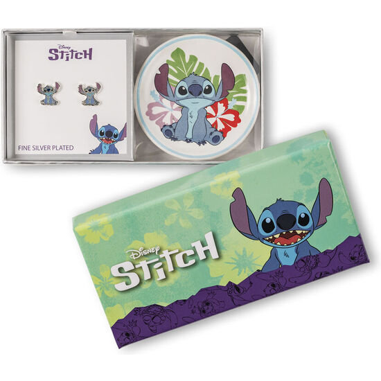 PENDIENTES + PLATO BISUTERIA STITCH DISNEY image 3
