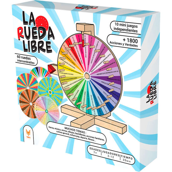 JUEGO DE MESA LA RUEDA LIBRE ESPAÃ±OL image 0