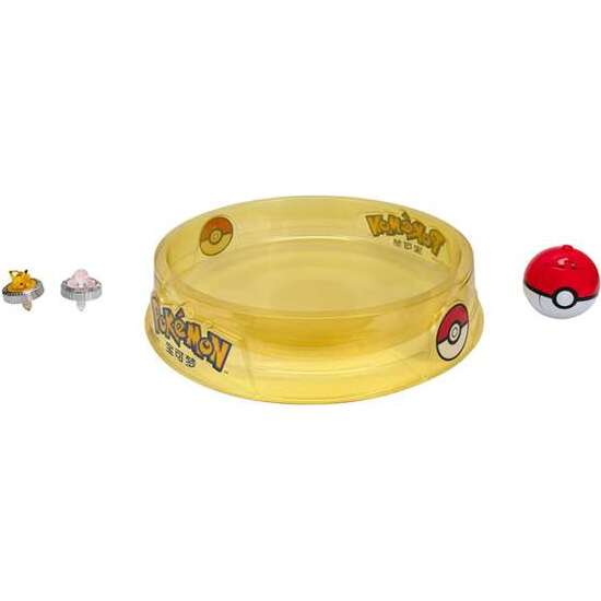 POKEMON SET BATTLE SPINNER ARENA, ESTADIO DE BATALLA CON 2 PEONZAS LANZADORAS image 5
