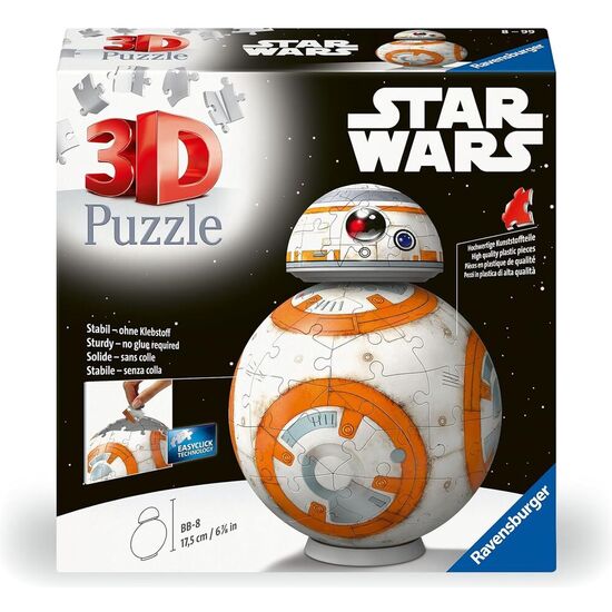 PUZZLE 3D BB8 STAR WARS 104PZS image 1