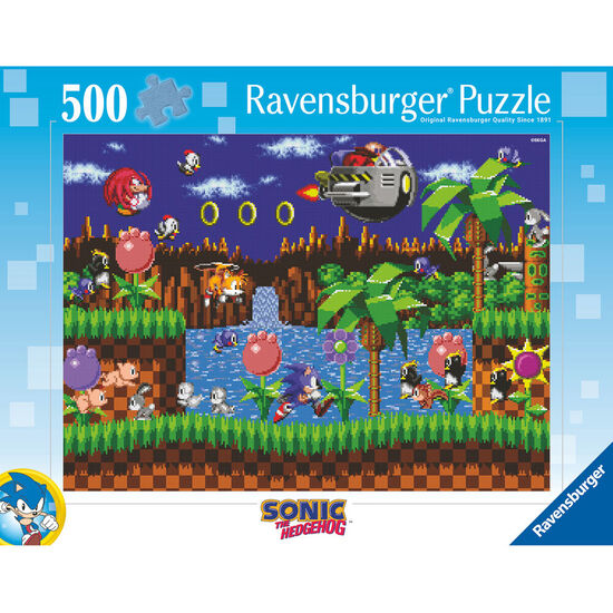 PUZZLE SONIC THE HEDGEHOG 500PZS image 0