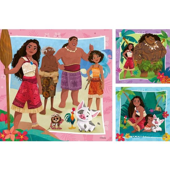 PUZZLE VAIANA 2 DISNEY 3X49PZS image 0