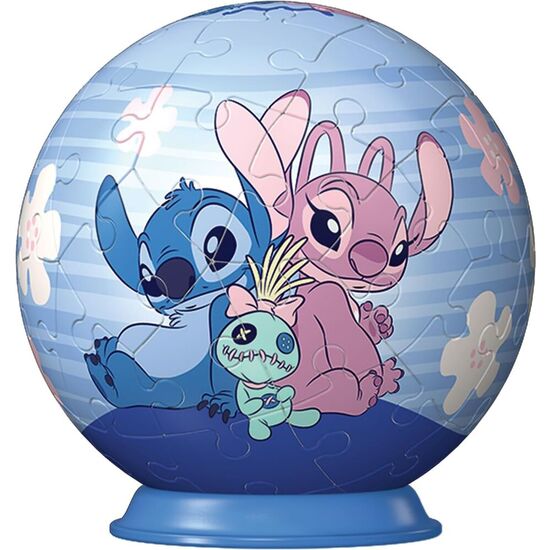 PUZZLE 3D ANGEL &#38; STITCH DISNEY 54PZS image 1