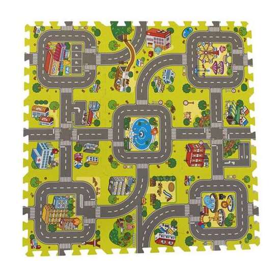 PUZZLE CITY EVA 30X30X1CM, BOLSA RED image 2