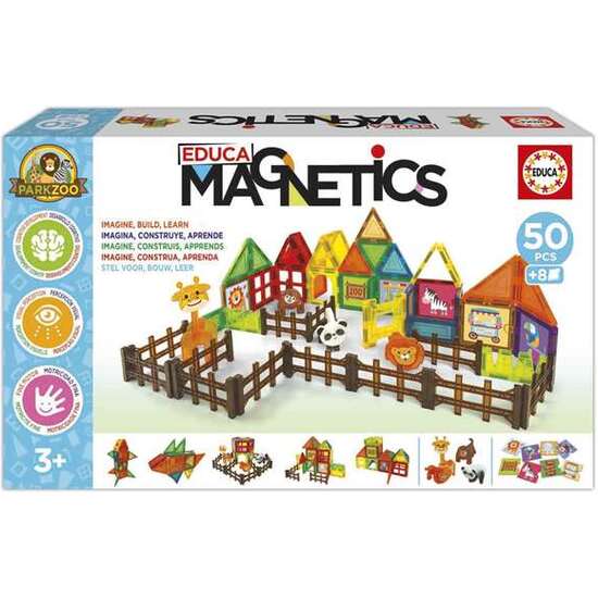 JUEGO MAGNETICS PARK ZOO 50 PIEZAS. image 0
