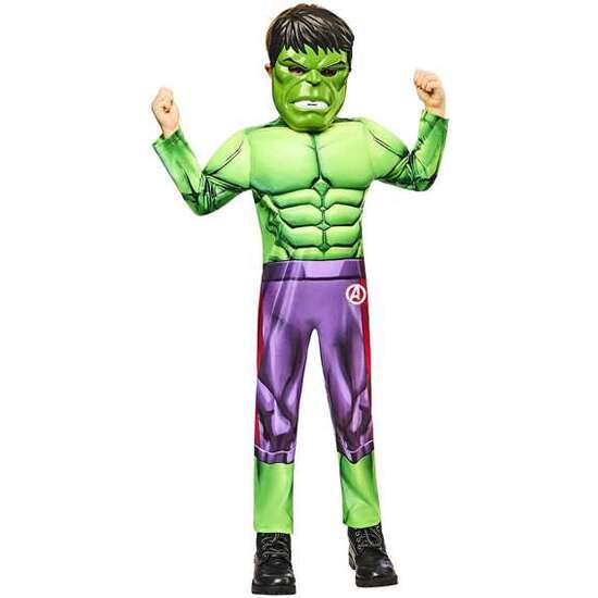 DISFRAZ INFANTIL HULK BLACK LINE TALLA (3-4 AÑOS) image 0