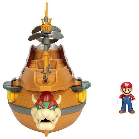AERONAVE SUPER MARIO DE BOWSER Y  FIGURA 6 CM image 0
