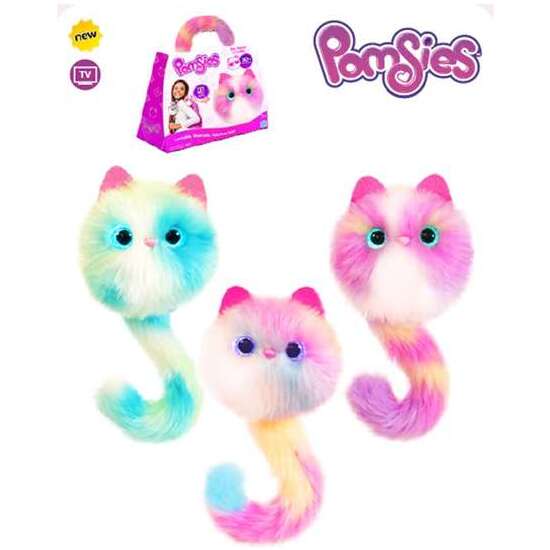 PELUCHE INTERACTIVO POMSIES. CUENTA CON 5 SENSORES LUCES Y SONIDOS. - MODELOS SURTIDOS image 0