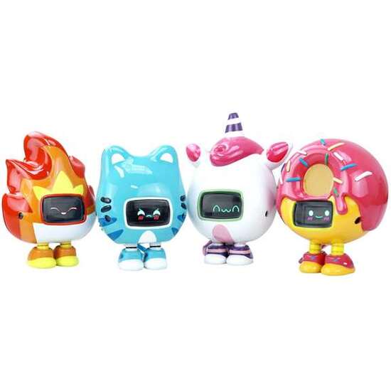 FIGURA BEEP BOOP. 8 CM. TIENE UNA PANTALLA LED BOTONES EN LAS PIERNAS Y MÁS DE 70 SONIDOS E INTERACCIONES. - MODELOS SURTIDOS image 0