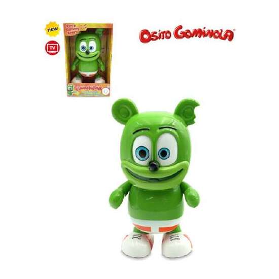 FIGURA DANCING ROBO OSITO GOMINOLA 22,5 CM CON SONIDOS. image 0