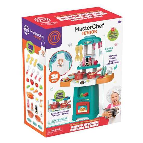COCINA ELECTRÓNICA MASTERCHEF JR CON 31 ACCESORIOS LUCES Y SONIIDOS. 42,5 CM ALTA. image 2