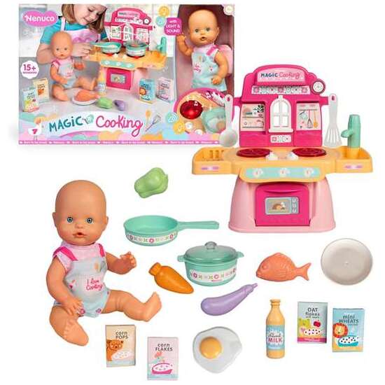 MUÑECO NENUCO COCINITA MÁGICA CON 10 ACCESORIOS. 30 CM image 0