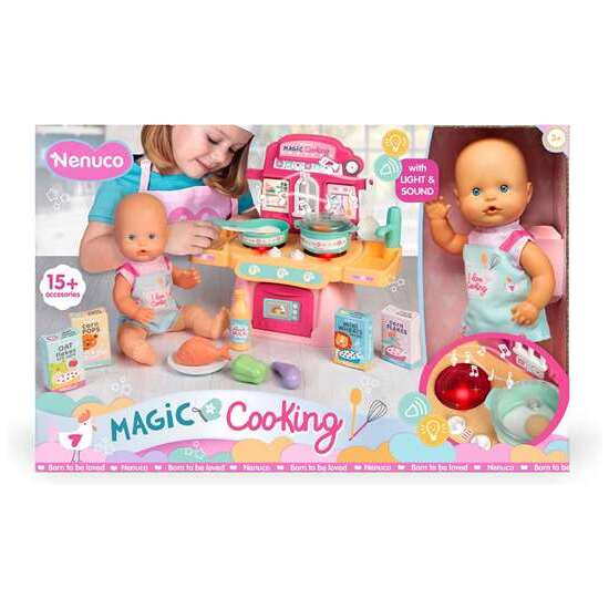 MUÑECO NENUCO COCINITA MÁGICA CON 10 ACCESORIOS. 30 CM image 2