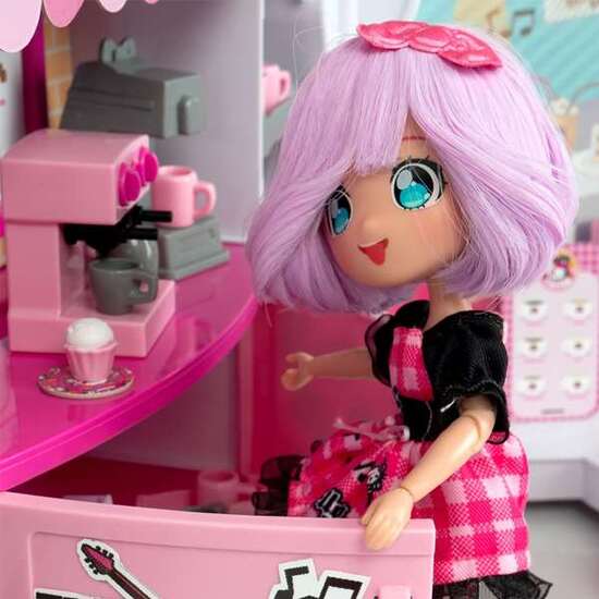 CAFETERIA HELLO KITTY CAFÉ CON ACCESORIOS. image 3
