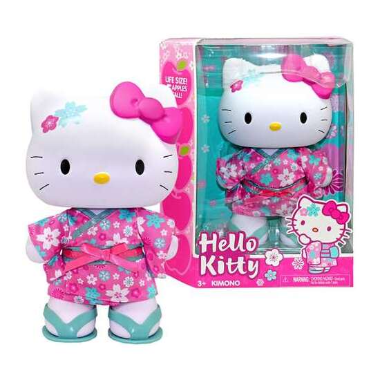 FIGURA HELLO KITTY KIMONO. 33 CM. CON 5 PUNTOS DE ARTICULACIÓN. image 1