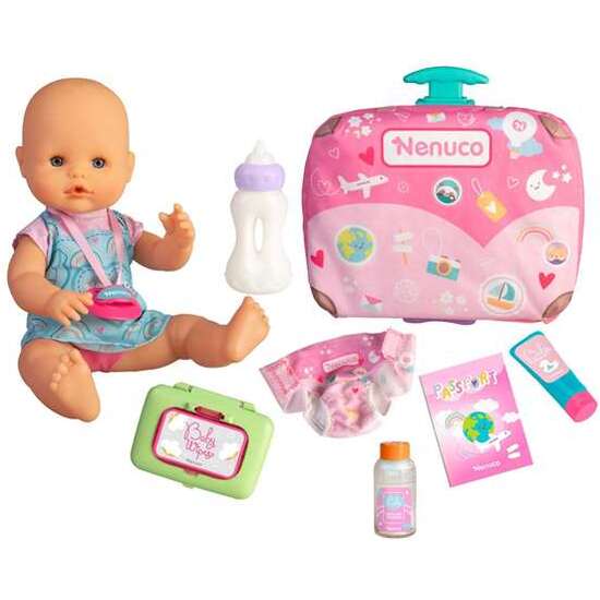 MUÑECO NENUCO VIAJA CONMIGO 30 CM. INCLUYE 6 ACCESORIOS. image 1