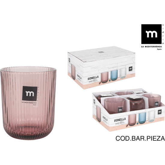 VASO SONELLA 270CC MORADO image 0