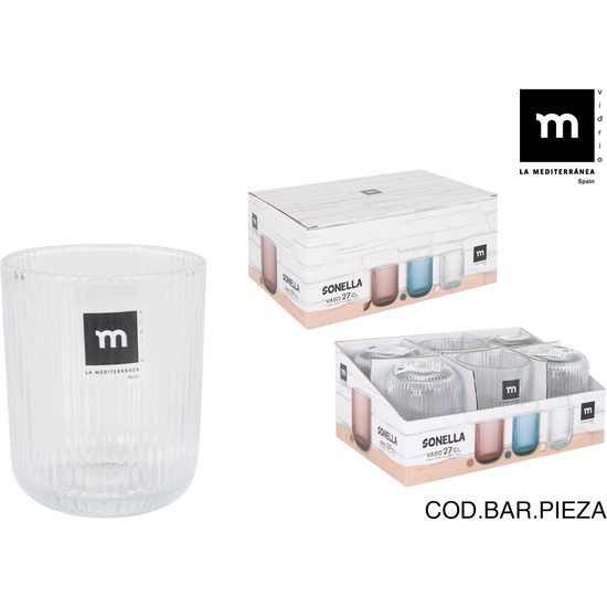 VASO SONELLA 270CC TRANSP. image 0