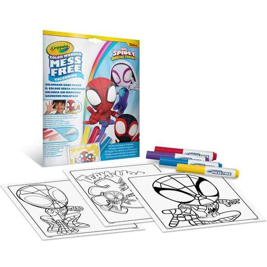 COLOREA SIN MANCHAS-COLOR WONDER SPIDEY    30X23X1 CM image 1