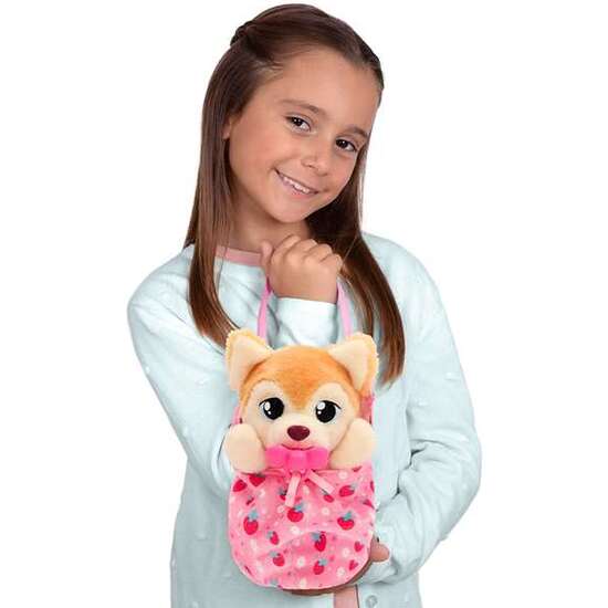 PELUCHE CACHORRO YUMMY BABY PAWS, CON SONIDO Y BOLSA TRANSPORTABLE PERSONALIZADA image 2