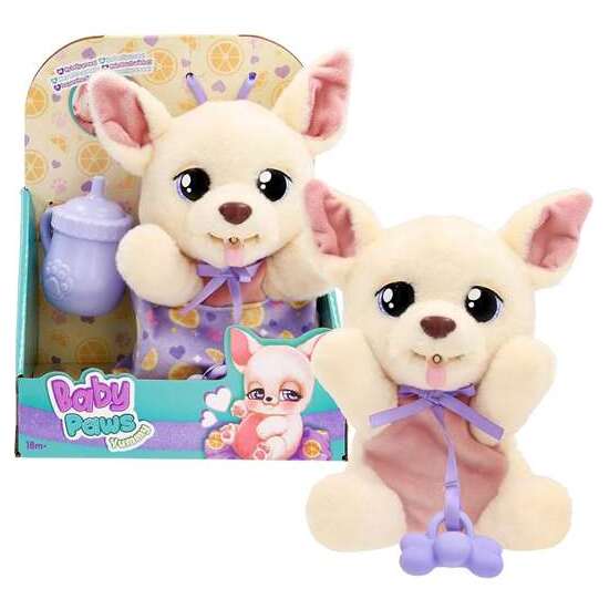 PELUCHE CACHORRO YUMMY BABY PAWS, CON SONIDO Y BOLSA TRANSPORTABLE PERSONALIZADA image 5