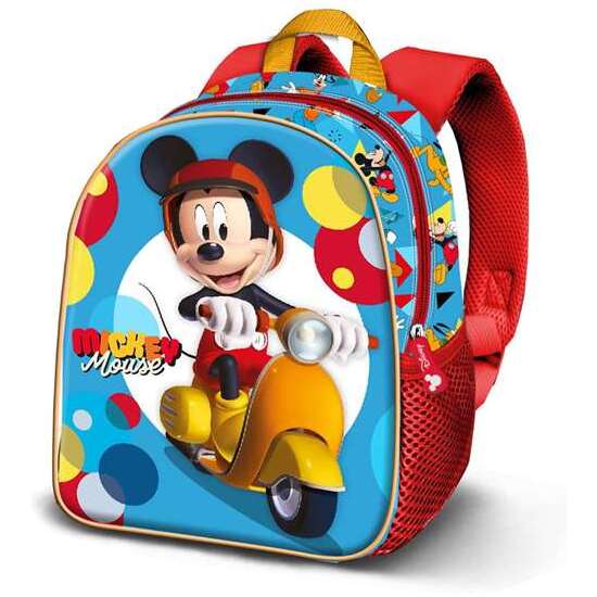 MOCHILA 3D ELITE MICKEY MOUSE SCOOTER 26 X11 X31 CM image 0