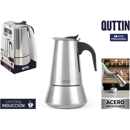 12 CAFETERA 9 SERVICIOS INDUCCION INOX QUTTIN image 0