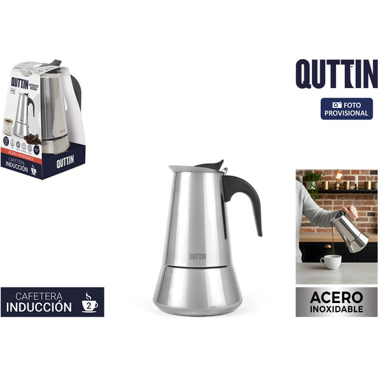 24 CAFETERA 2 SERVICIOS INDUCCION INOX QUTTIN image 0