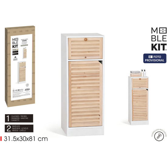 MUEBLE LAVABO C/PUERTA Y CAJON MOBLEKIT image 0