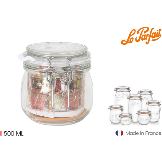 34887T2TARRO HERMETICO VIDRIO 500ML 85MM SUPER image 0