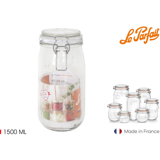 34823T1TARRO HERMET. VIDRIO 1500ML 85MM SUPER image 0