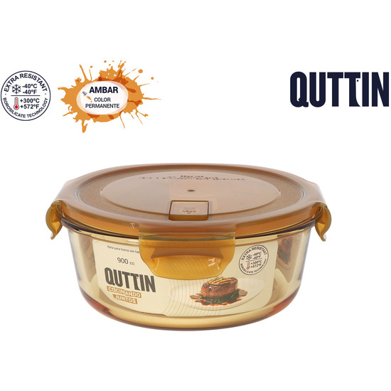 FIAMBRERA RED.HERM.17CM 900CC AMBARE image 0