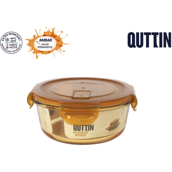 FIAMBRERA RED.HERMETICA 15CM 650CC AMBARE image 0