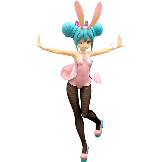 FIGURA HATSUNE MIKU WINK PEARL PINK BICUTE BUNNIES HATSUNE MIKU 30CM image 0