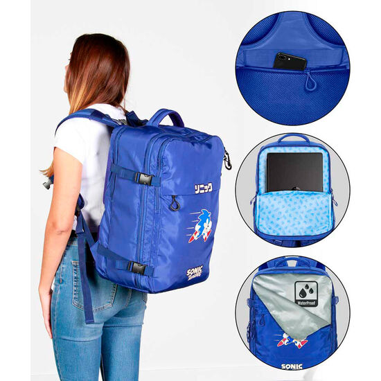MOCHILA SONIC THE HEDGEHOG 40CM image 2