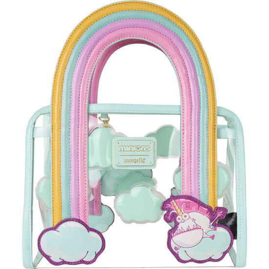 BOLSO BANDOLERA FLUFFY UNICORN MINIONS LOUNGEFLY image 2
