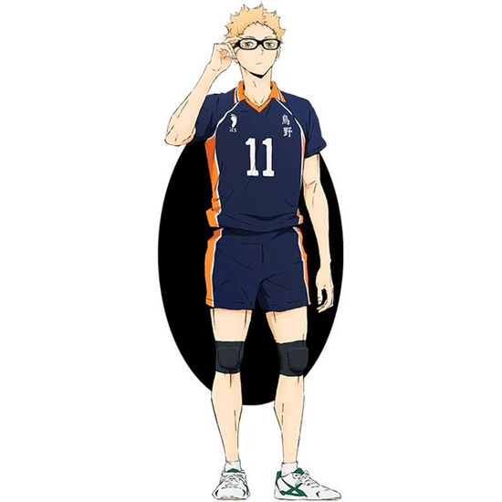 FIGURA ICHIBANSHO KEI TSUKISHIMA BATTLE AT THE GARBAGE DUMP 2 HAIKYU!! 20CM image 0
