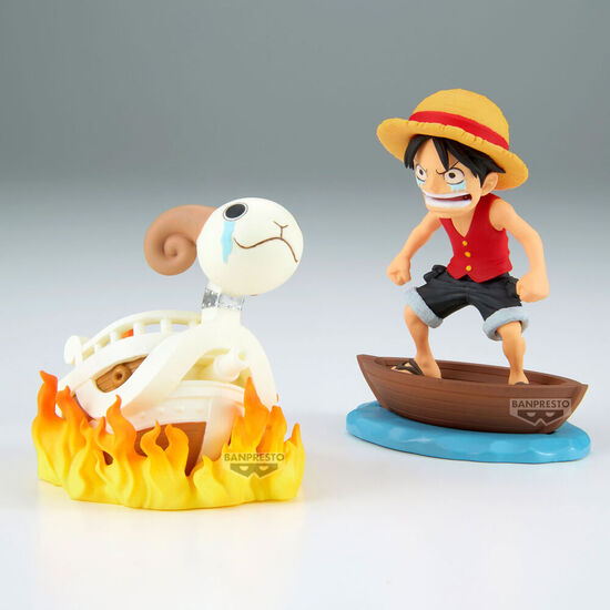 FIGURA LUFFY & GOING MERRY LOG STORIES ONE PIECE 8CM image 2