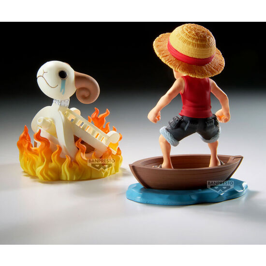 FIGURA LUFFY & GOING MERRY LOG STORIES ONE PIECE 8CM image 3