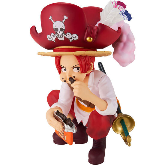 FIGURA ICHIBANSHO SHANKS ROGER PIRATES ONE PIECE 9CM image 1