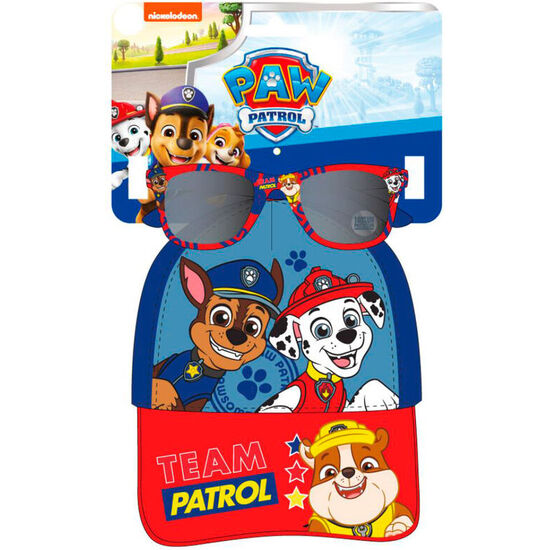 SET GORRA + GAFAS SOL PATRULLA CANINA PAW PATROL image 0