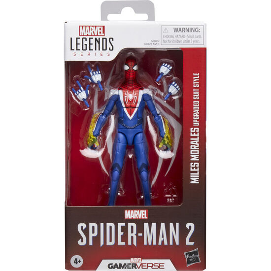 FIGURA MILES MORALES UPGRADED SUIT STYLE SPIDER-MAN 2 MARVEL LEGENDS 15CM image 0
