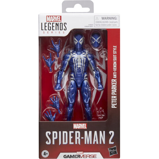 FIGURA PETER PARKER ANTI-VENOM SUIT STYLE SPIDER-MAN 2 MARVEL LEGENDS 15CM image 0