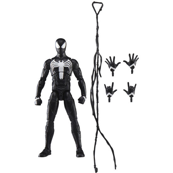 FIGURA PETER PARKER BLACK SUIT SPIDER-MAN 2 MARVEL LEGENDS 15CM image 1